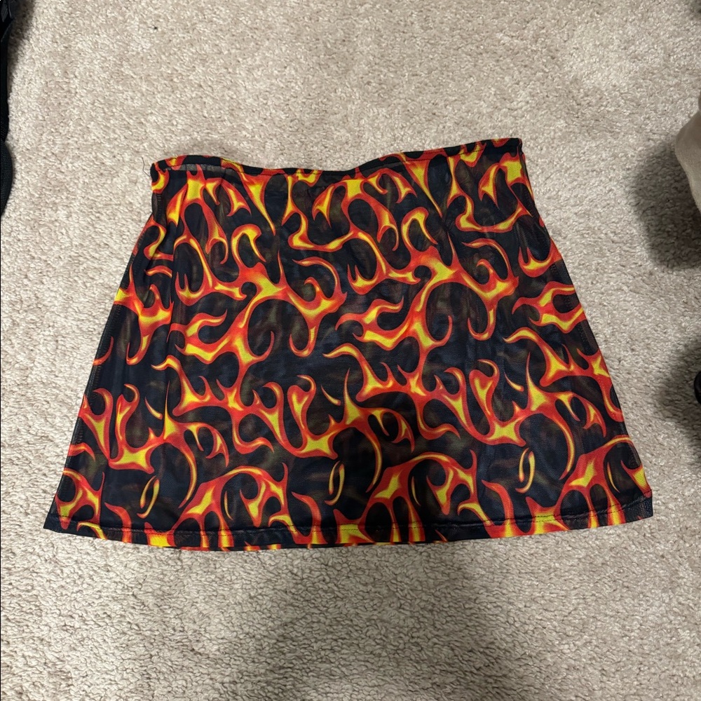 Rave with Mi Gente Mesh Skirt